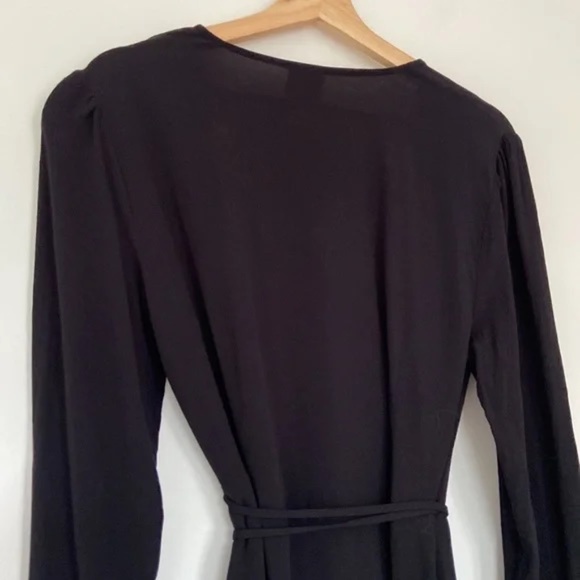 Aritzia Sunday Best Marion black wrap dress - Picture 7 of 11
